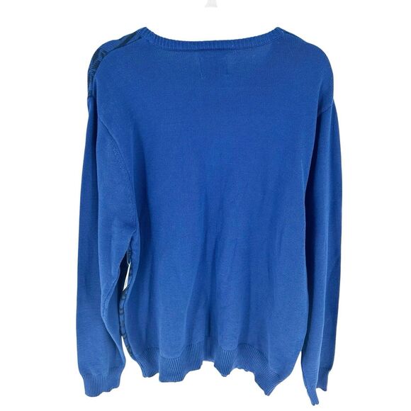 Roebuck Co Sweater Mens 2XL Blue Hanukkah We Last Eight Days Ugly Holiday NEW - Picture 2 of 13